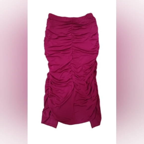 INC international concepts, Women's long skirt, Autumn Berry, Size M - Picture 3 of 4